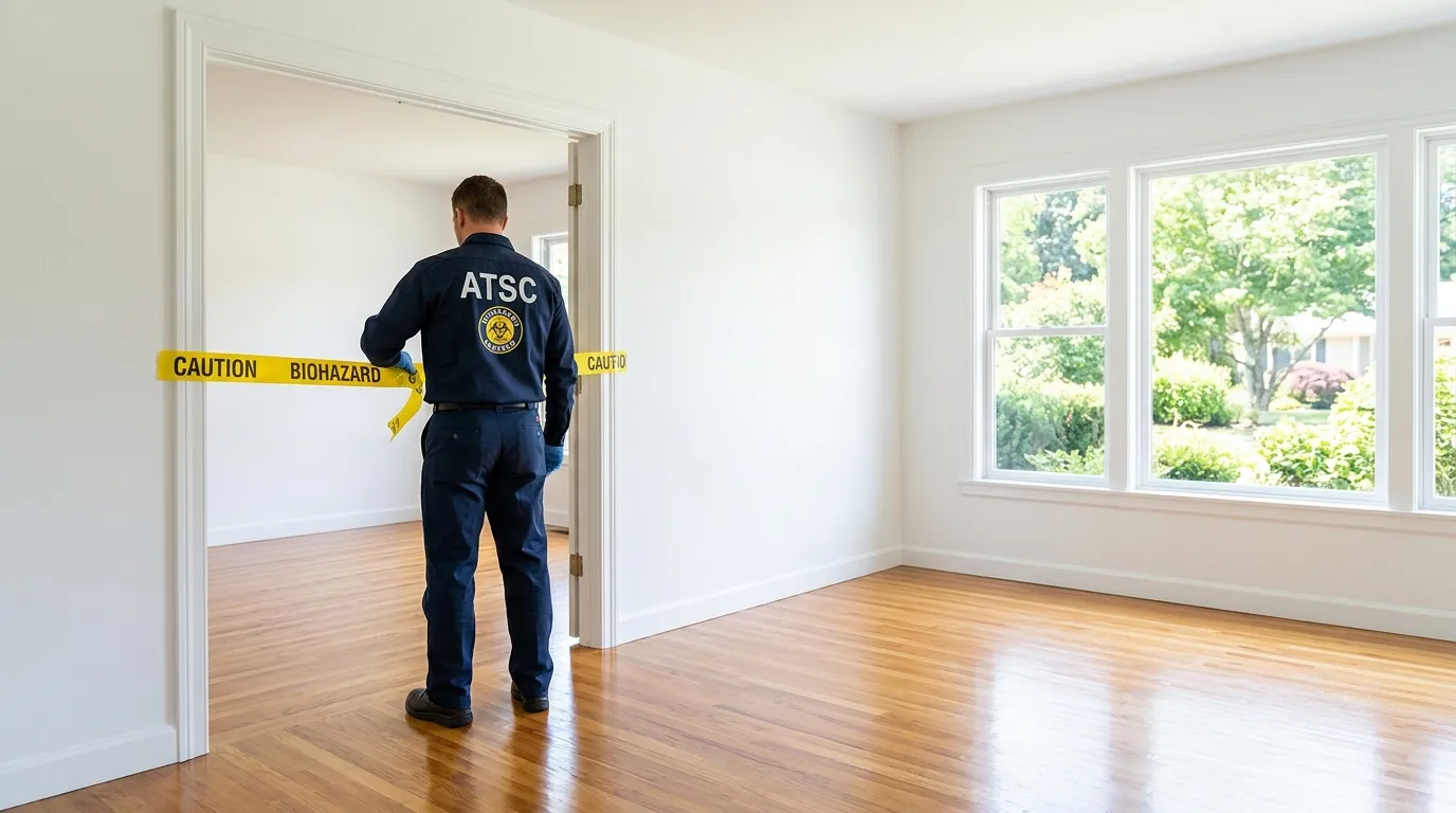 Certified biohazard cleanup crew performing Crime Scene Cleanup in Fanwood