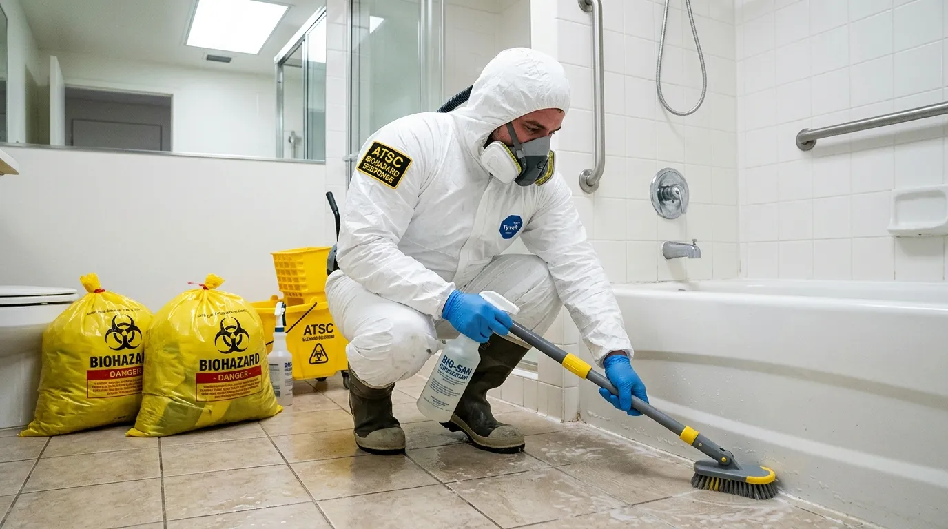 Decontamination equipment deployed for Blood Cleanup in Fanwood